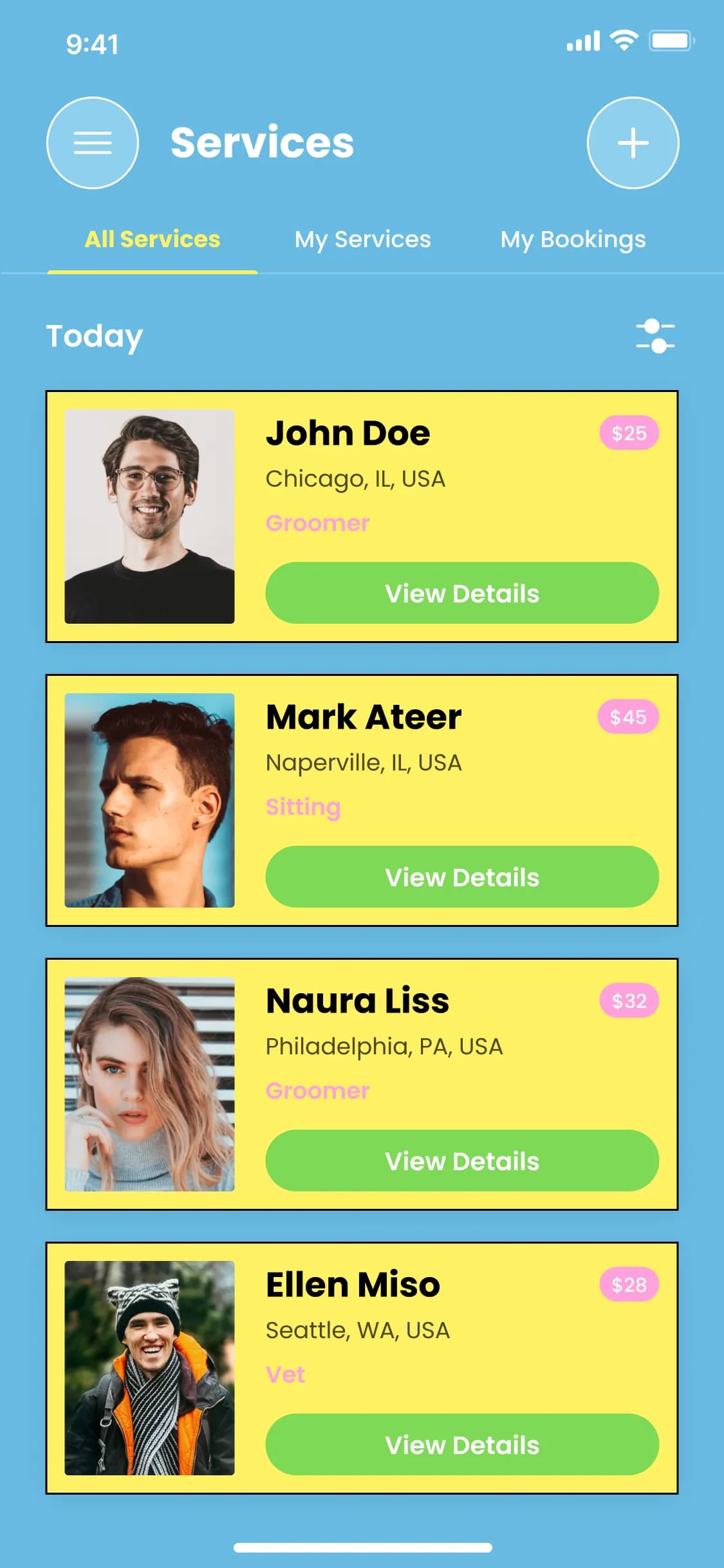 Doxie Matches screen