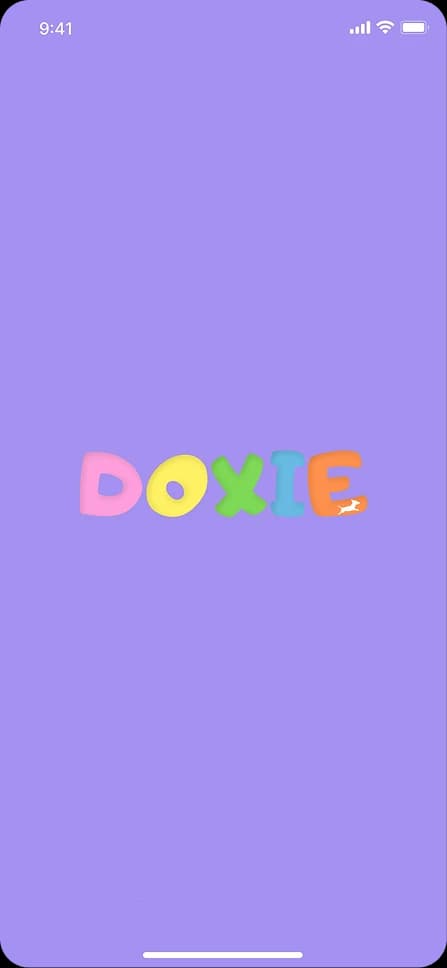Doxie splash screen